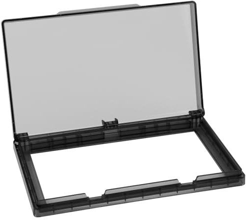 Copri Presa Elettrica Impermeabile 20,5 x 12 x 2 cm, Copri Prese da Muro Doppia Tipo 86, Trasparenti Flip Top Sicurezza Copripresa, Copriprese per Bambini Adatto per Cucina Bagno Esterno (Nero)