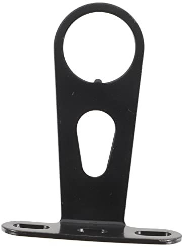 Yardwe Fahrrad Lampenhalterung Aus Stahl Stabiler Frontlicht-Halter Für Gabelmontage Praktischer Und Langlebiger Fahrrad Lampenhalter Für Sicheres Befestigen Von Vorderen Fahrradlampen