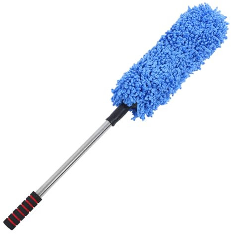 Alipis Plumero de Microfibra Limpieza de Automóviles Cepillo de Carro Suave Exteriores Herramienta de Limpieza Interior y Tapicerías Accesorios