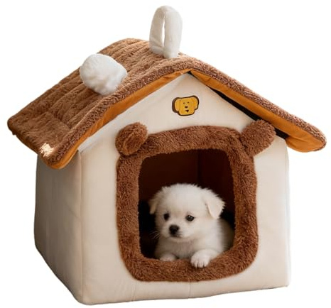 Cat Bed, Enclosed Cat House, Kitten Nest, With Removable Cushion | Indoor Pet Cave For Bedroom Living Room Windowsill Balcony Resting And Napping Plush Enclosed With Handle