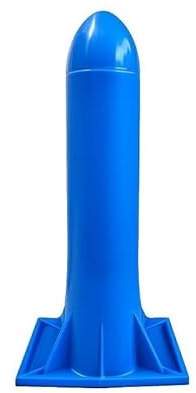 mille idee TUBO CON OGIVA AZZURRO per Reti Salumi e Arrosti - Imbuto Caricamento Insaccati in Plastica Alimentare Rigida D. 106-125 - 140-160 Accessorio Macelleria e Uso Domestico. (160)