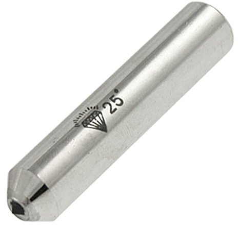 sourcing map Single Point 10 mm Dia Gerade Runde Schaft Diamant Dresser de