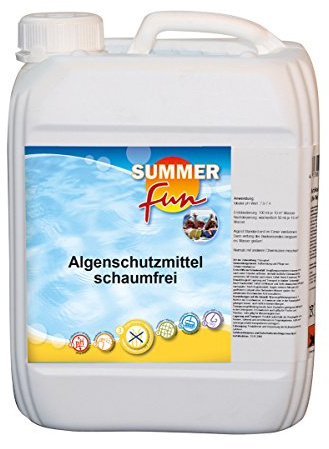 Summer Fun 502010745 Algenschutzmittel Kanister Schaumarm, 5 Liter