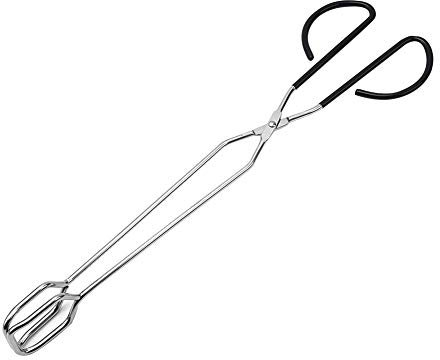 Yicare BBQ Tongs BBQ Accessories Extra Long Scissor Tongs Stainless Steel Barbecue Tongs 41CM