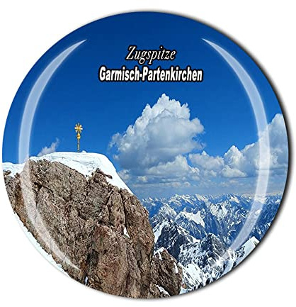 Zugspitze Garmisch-Partenkirchen Deutschland Kühlschrankmagnet Kristall Touristen Souvenir Geschenkkollektion Kühlschrank Magnet Aufkleber