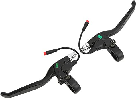 AMONIDA Bremshebel, Aluminiumlegierung Elektroroller Bremshebel 2-poliger Wasserdichter Stecker Bremshebel Für Den 10-Zoll-elektroroller-bremsgriff Geeignet