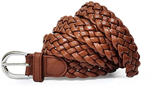 Gloop Damen Flechtgürtel Geflochtener Schmaler Hüftgürtel One Size Gürtel passt gut für Rock Kleid Jacke und Jeans 3 cm Breit