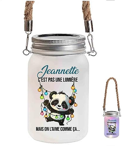Lanterne Jeannette Panda Lumière | Lampe Jardin Idée Décoration Cadeau