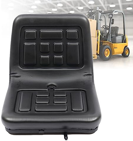Lilyeriy Siège universel pour tracteur, siège de tracteur, siège de tracteur, siège de tracteur, siège de pelleteuse, réglable, imperméable en polyuréthane