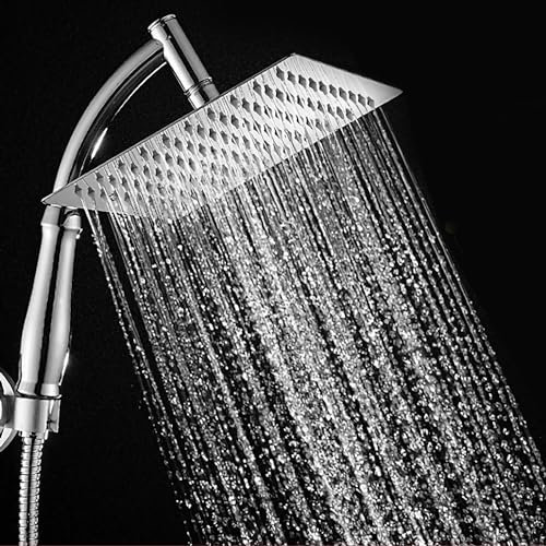 Syiyunran Handbrause Duschkopf Wassersparend Regendusche Sparduschkopf - Regendusche Handbrause Sparduschkopf Mehr Wasserdruck Für Erwachsene Haustiereder Kann Um 360° Gedreht Werden (Ohne Schlauch)