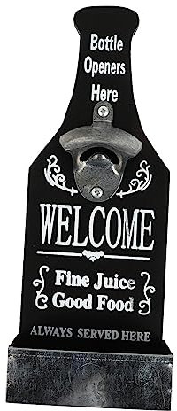 CIYODO Ouvre-bouteille Mural Créatif Décapsuleur De Bière Pratique Pour Cuisine Bar Et Restaurant Accessoire De Décoration Original Et Fonctionnel
