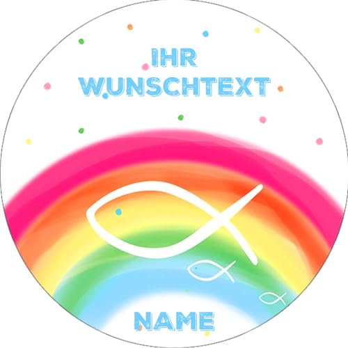 Tortenaufleger KOMMUNION11 I GEBURTSTAG I KONFIRMATION I TAUFE I FIRMUNG... personalisiert mit Wunschttext (mit Anpassung)