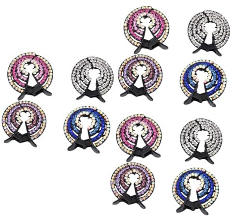 Beavorty 3er-set Elegantes Strass-zähne-design – Haarspangen Haarknoten Haarspange Haarschmuck Damen-kopfschmuck Haar-werkzeug 4 Stück X 3