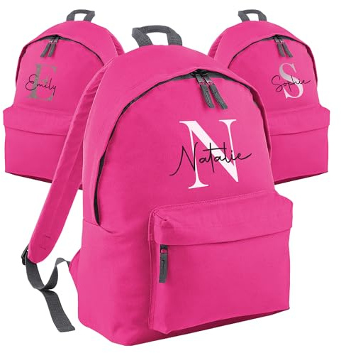 Print Maniacs Personalised Backpack for Kids Back to School 18 Litres Rucksack with Name Ideal for Boys, Girls, Toddlers,and Primary School Students Perfect School Bag