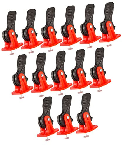 Angoily 50pcs Tile Spacer Reusable Floor Leveling Compound Tile Leveling System for Lvt Flooring Rotary Leveler for Installation Easy Operation and Precise Adjustment