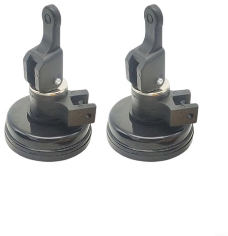 Professionelles 360° drehbares Glasschneider-Set mit Saugnapf, 2 Stück, kreisförmiger legierter Stahl für Kompassschneider für präzises Glasschneiden, Basteln, Küchenventilator, Klimaanlage (b)