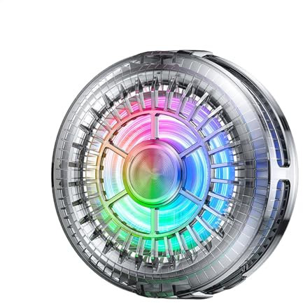 YNPQTDS Enfriador magnético para teléfono Celular – Enfriador portátil para teléfono con succión magnética, Ventilador de refrigeración diseño silencioso para Juegos, transmisión en, grabación de