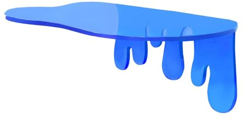 Generisch Mensola sospesa realizzata a mano, con supporti invisibili, per bagno, camera da letto, cucina, ufficio, soggiorno, scaffali decorativi sospesi, per libri, profumi, piante