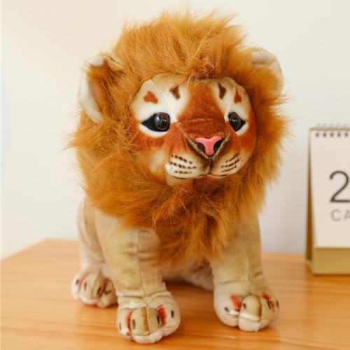 Xiyocadt Löwe Kuscheltier, Klein Plüschtier, Mut und Kraft Bringen Stofftier Plüsch Spielzeug, Plüschtiere Geschenk für Junge Mädchen (20cm)