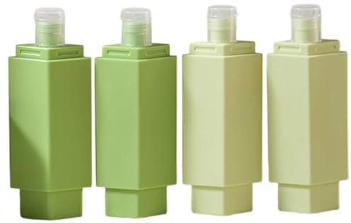 Botellas De Viaje para Artículos De Aseo 4 En 1 Envases Vacíos