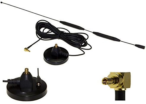 Adapter-Universe UMTS LTE HSDPA CRC9 11,5 dBi 45 cm Antenne Magnet Fuß GSM Huawei schwarz