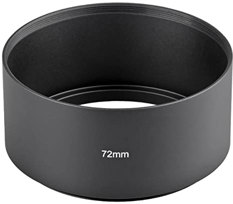 ayex Aluminium Gegenlichtblende-Sonnenblende lang 72mm Lens Hood