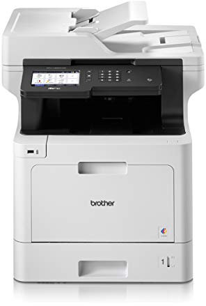 Brother MFC-L8900CDW Colour Laser Printer - All-in-One, Wireless/USB 2.0/Network/NFC, Printer/Scanner/Copier/Fax Machine, 2 Sided Printing, A4 Printer, Business Printer, UK Plug