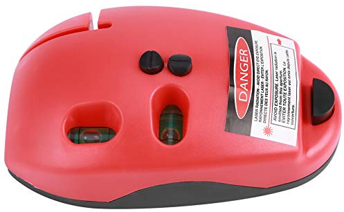 Laser vert 2 lignes ligne horizontale verticale niveau laser infrarouge niveau laser à angle droit niveaux d'outils de mesure pour la construction(rouge)