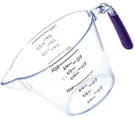 Pichet en verre 3 pièces pichet doseur transparent pichet doseur gobelet mesure de mélange liquide tasse de stockage tasse de thé au lait pour la cuisine cuisson cuisson (*) récipient à riz (couleur :