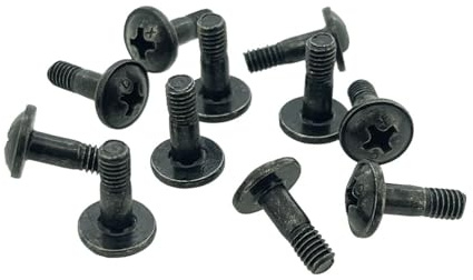 M4 x 12mm Half Thread TV Stand Bracket Mounting Type C Screws for Bush Hitachi JVC (Pack of 10)