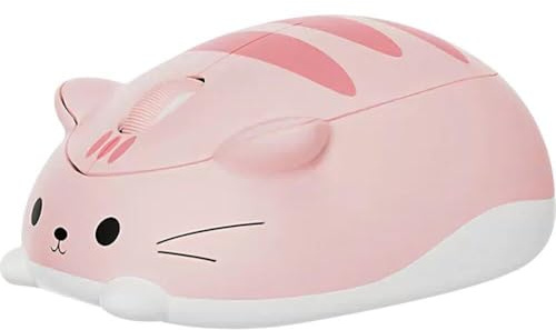 Sanfly Cute Cat Wireless Mouse Small Portable Wireless Mouse Optical Mouse Bluetooth Mouse for Laptop Computer Desktop Laptops