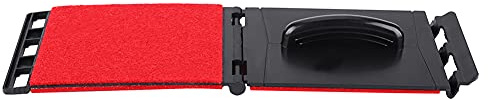 Gitarrensaiten-Schrubber-Reiniger, Kunststoff-Gitarren-Bass-Saiten-Reinigungswerkzeug, Instrumentenzubehör (Rot