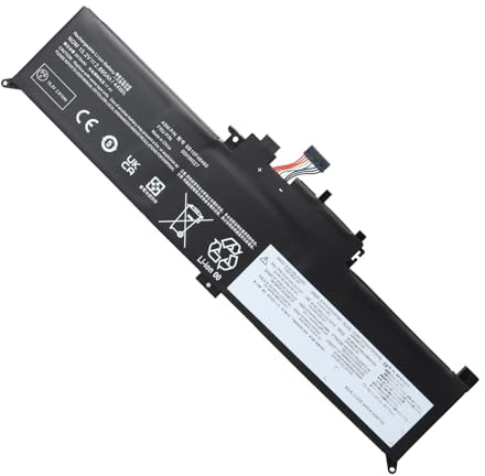 Glaxcidy 00HW026 00HW027 01AV432 01AV433 Laptop Battery for Lenovo ThinkPad Yoga 260 370 X380 Series, SB10F46464 SB10F46465 SB10K97589 SB10K97590 SB10K97591 01AV434 [15.2V/44Wh]