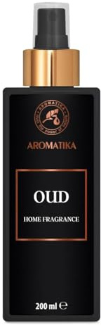 Aromaspray Oud 200 ml - Aromatisk Spray - Långvarig doft för hemmet - Rumsdimma - Linnespray - Garderobsfräschare - Rumsspray - Rumsfräschare - Doftspray