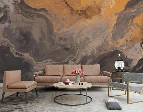 ZYHFDC Photo Wallpaper Sandstone Art Marble Non-Woven Art Print Wall Mural Decoration Poster Picture Design Modern300CM(W)*210CM(H)