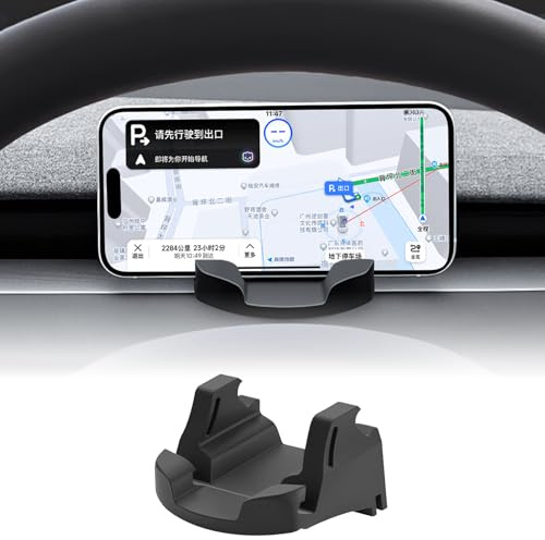 FDAIUN Support de téléphone portable pour voiture pour Tesla Model 3 Highland/Model Y Juniper 2024 2025 Support de téléphone portable rotatif à 360° pour ventilation - Support de téléphone portable