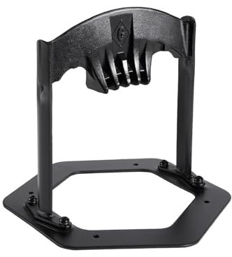 Gardguard XL Firewood Kindling Splitter Stand with Cover, Heavy Duty Wood Splitter Tool, Safe Easy Kindling Firewood Cutter Cracker Portable, 12 LBS (Black)