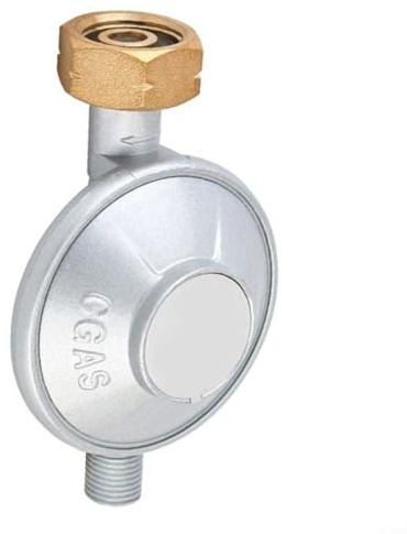 Propangasflasche Druckregler, Propangasregler, 30 Mbar G1/4-LH 50 Mbar, Niederdruck BBQ Grill Ersatzteile Ventil (30mbarG1/4-LH)