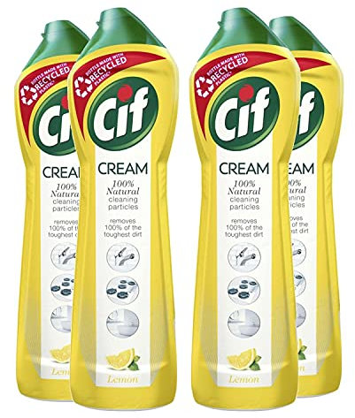 Cif, Scheuermilch-Creme, Zitrus, 500 ml, 4 Stück
