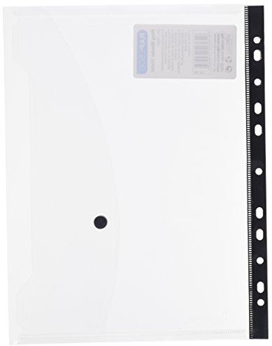 Rapesco 0721 Sammelmappe für Ringordner, A4, Farblos, 5 Stück