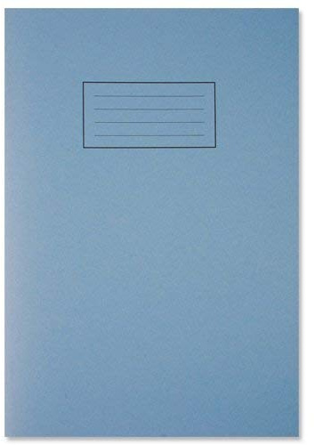 1 x A4 Exercise Book Ruled and Margin 80 Pages - Class Children Blue