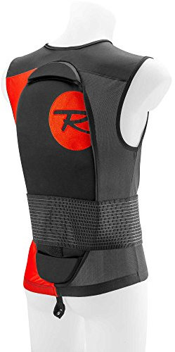 Rossignol Herren Ski-Protektoren Rpg Jacke, Sas Tec, Schwarz, rot, XL