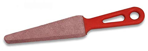 Piedra AFILAR con Mango DE PLASTICO Cocina Profesional Chef Profesional Acero al Carbono Inoxidable alemán Resistente a Las Manchas Albainox 21016 + Portabotellas de regalo