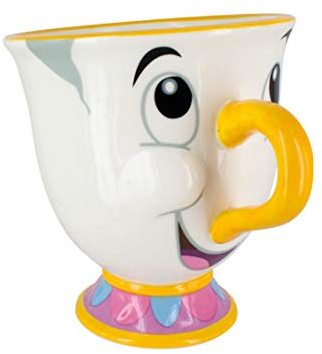 La Belle Et La Bête Zip Unisexe Mug blanc, Céramique, 0,3 L