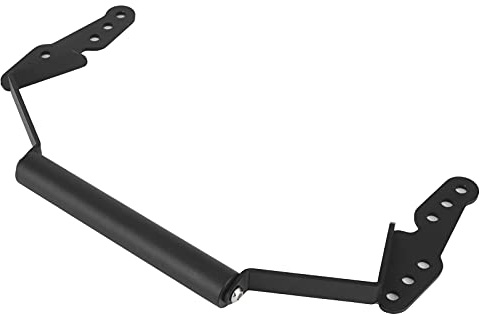 Motorrad GPS Halterung Handyhalter für V-Strom DL1000 2014-2019, Windschutzscheiben Montagehalterung aus Aluminium, CNC-gefräst, für 22 mm Rohr, Schwarz