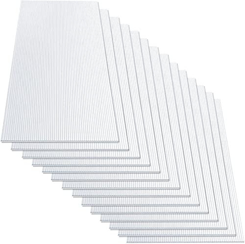 KARAT 10,25 m² Piastra in Policarbonato cavo, 14 unità - 60,5 x 121 cm - 4,5 mm - Piastre a doppia parete Serra - Piastre alveolari - Piastre per tetto