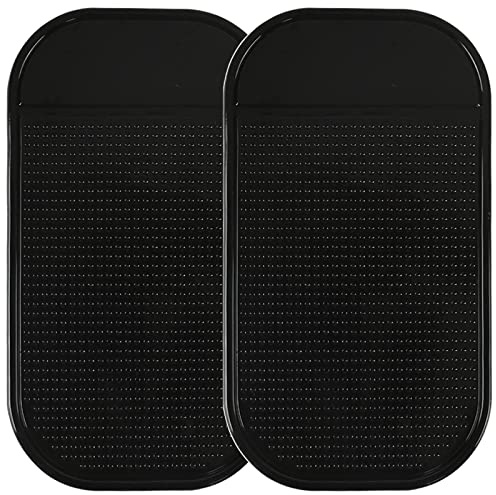 YUTOU 2 Stück Antirutschmatten Auto Handy, Handy Smartphone Auto Halterung, Armaturenbrett Tablet Klebematte mit starker Haftung Klebe Matte Haftmatte, Anti Rutsch Pad für Handy Brille Schlüssel