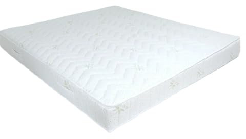 Letti Moderni Latexmatratze Kokos Wave 7 Zonen RG 70 (bis 125kg) Bezug & Latexkern ÖKO TEX® (140 cm x 200 cm x 20 cm Härtegrad: 2 (95 kg))
