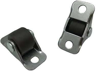 MagiDeal 4 Pièces Roulettes pour meubles, Roulettes Fixes Poulie de Porte Coulissante Silencieuse Roue Linéaire de Meubles pour Placard Caddies Établi Armoire Petits Meubles