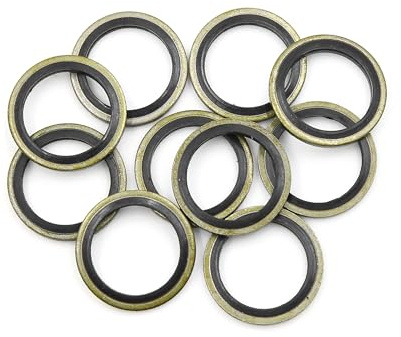 A ABSOPRO Motorenöl-Quetschdichtungen für Ablassschrauben 18mm ID, 25mm OD (Set aus 10 Stück)